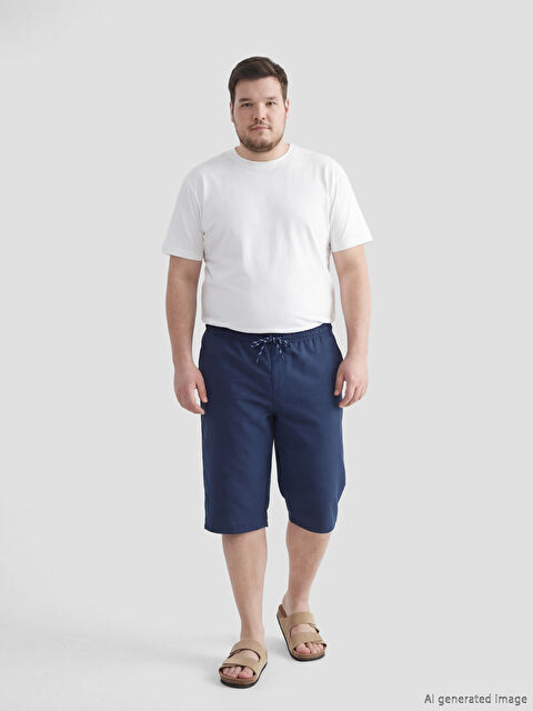 LCW SWIMWEAR Diz Altı Boy Erkek Deniz Şortu