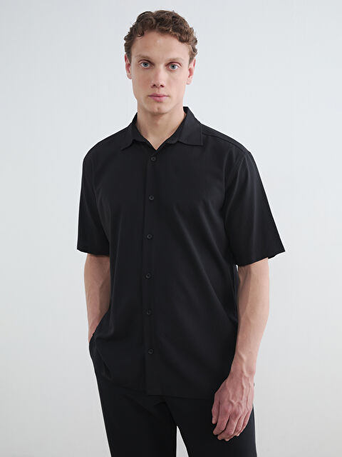 LCW Vision Regular Fit Kısa Kollu Erkek Gömlek