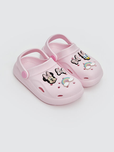 LCW STEPS Minnie Mouse Baskılı Kız Bebek Plaj Sandaleti - S60154Z1-DMQ