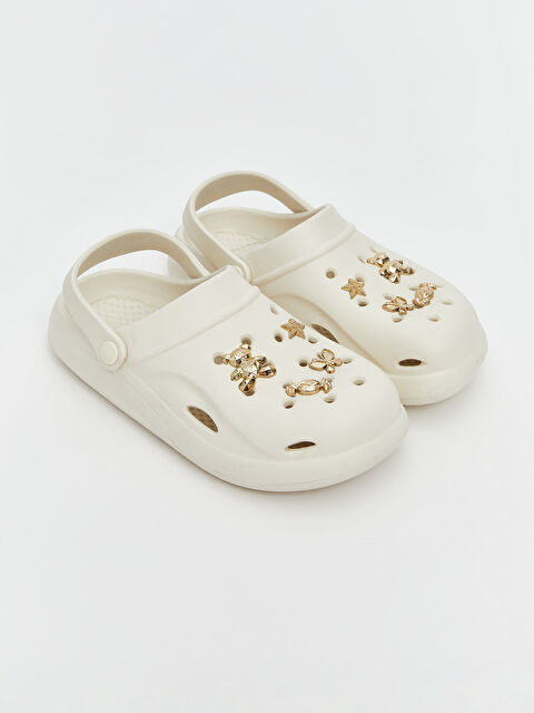 LCW STEPS Baskılı Kız Çocuk Plaj Sandaleti - S60162Z4-FF5