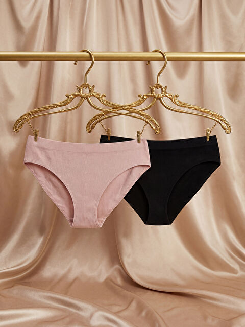 LCW DREAM Düz Bikini Külot 2'li - S60237Z8-CVL