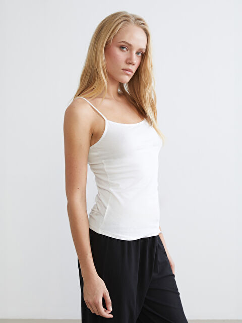 LCW DREAM U Yaka Askılı Kadın Atlet - S60242Z8-FFB