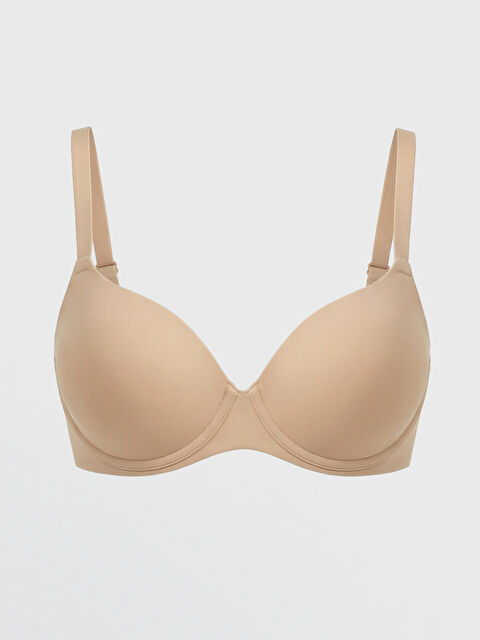 LCW DREAM Balenli Yarım Dolgulu Düz Tişört Sütyen	 - S60276Z8-D0P