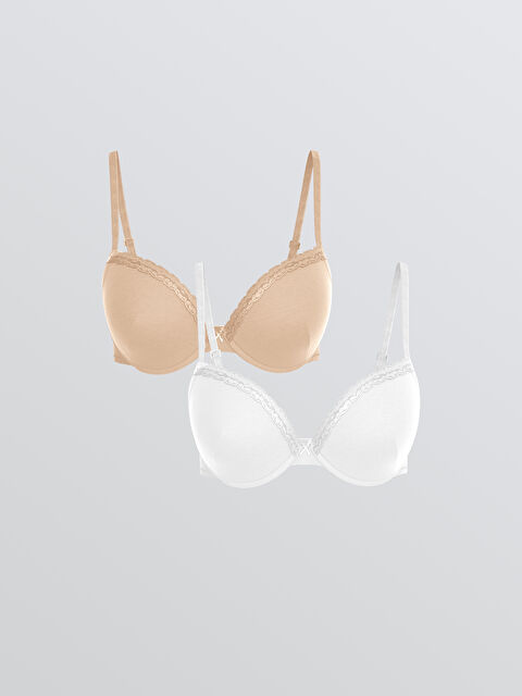 LCW DREAM Balenli Dolgusuz Tişört Sütyen 2'li - S60300Z8-FFB