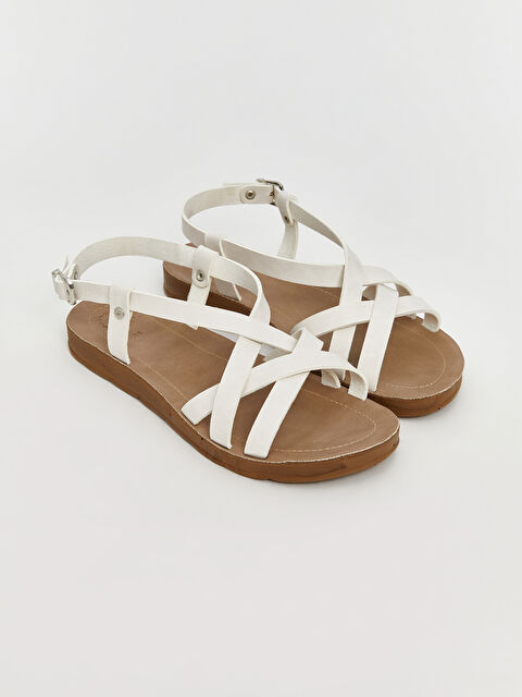 LCW STEPS Çapraz Bantlı Kadın Sandalet - S60345Z8-J5E