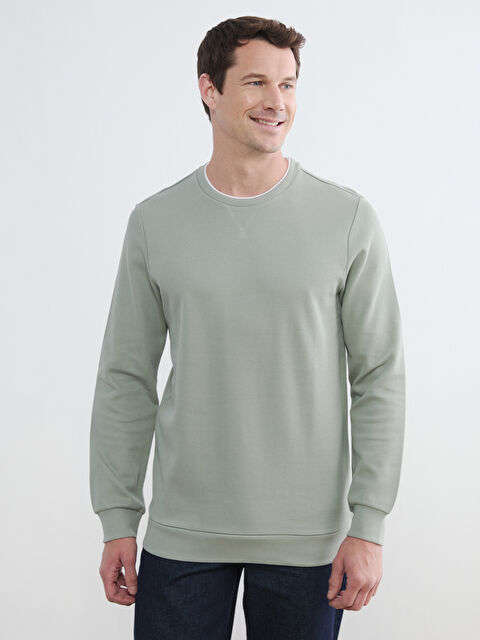 LCWAIKIKI Classic Muškarac ZELENA Majica s kapuljačom/Dukserica - S60352Z8-2FV