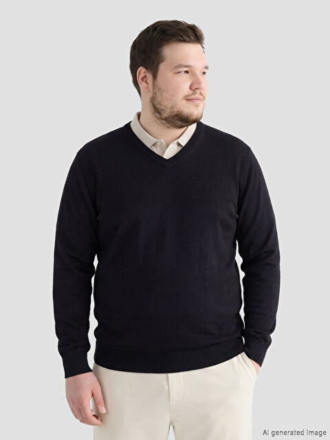 LCWAIKIKI Classic V Yaka Erkek Triko Kazak