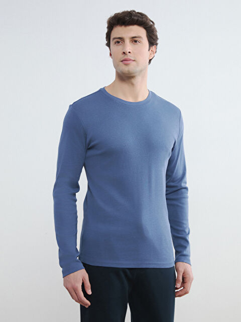 LCWAIKIKI Classic Crew Neck Long Sleeve Men's T-Shirt - S60359Z8-ZQ6