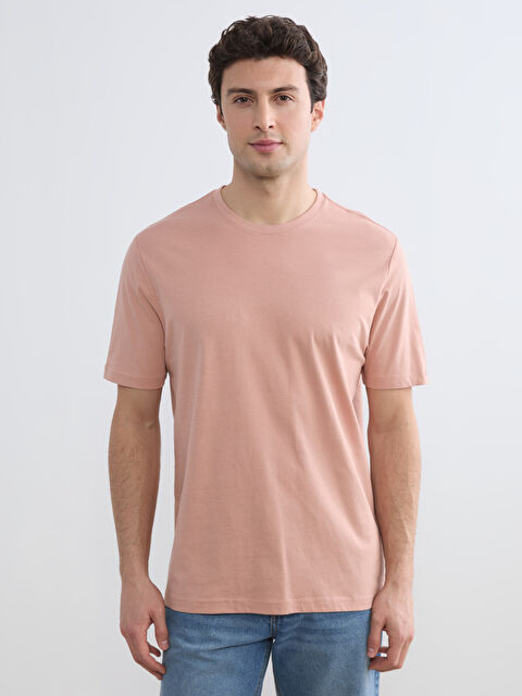 LCWAIKIKI Classic Man PINK T-Shirt - S60418Z8-1AE
