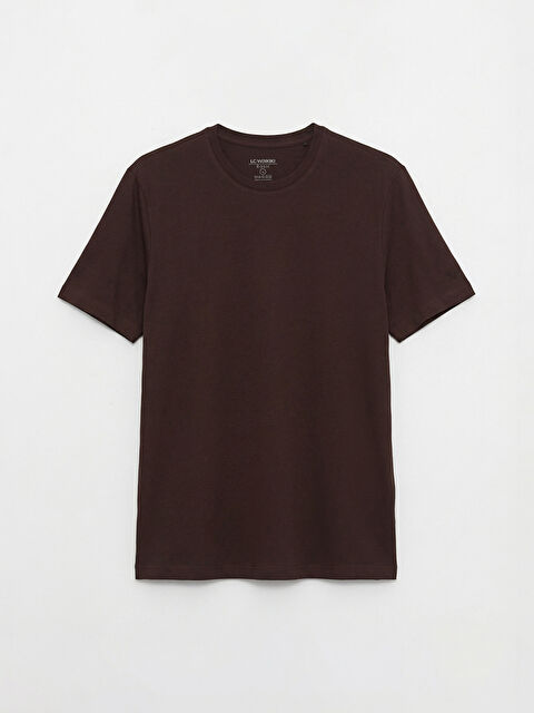 LCWAIKIKI Classic Bisiklet Yaka Penye Erkek Tişört - S60418Z8-2BV