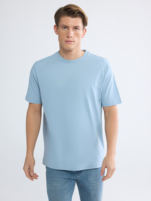 LCWAIKIKI Classic Men's crew neck jersey T-shirt - S60418Z8-ZPN