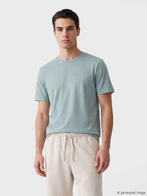 LCWAIKIKI Classic 100% Cotton Regular Fit Basic T-Shirt