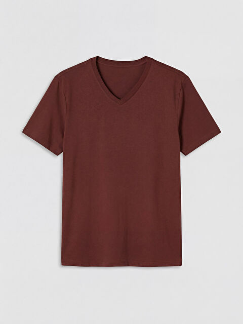 LCWAIKIKI Classic V Yaka Penye Erkek Tişört