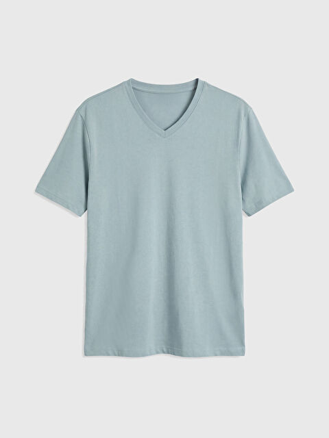 LCWAIKIKI Classic V Yaka Penye Erkek Tişört - S60419Z8-8ZP