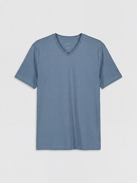 LCWAIKIKI Classic V Yaka Penye Erkek Tişört