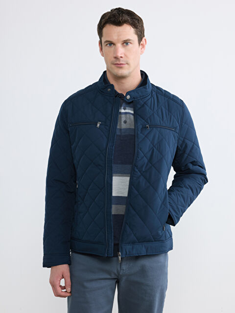 LCWAIKIKI Classic Standart Kalıp Kapitoneli Erkek Mont - S60428Z8-YMZ