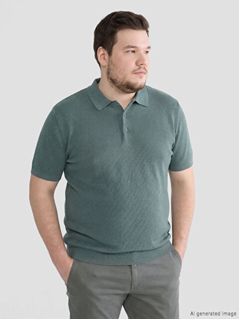 LCWAIKIKI Classic Polo Yaka Erkek Triko Tişört