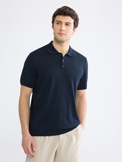 LCWAIKIKI Classic Polo Yaka Erkek Triko Kazak - S60448Z8-YMZ