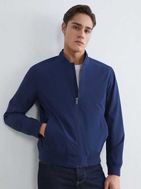 LCWAIKIKI Classic Standart Kalıp Kolej Yaka Erkek Mont - S60470Z8-8N4