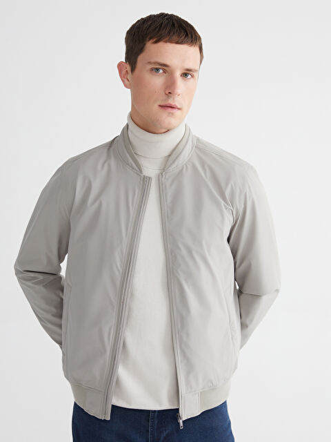 LCWAIKIKI Classic Standart Kalıp Kolej Yaka Erkek Mont - S60470Z8-Y9X