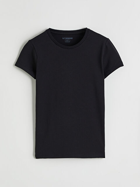 LCW Kids Bisiklet Yaka Erkek Çocuk Fanila - S60505Z4-CVL