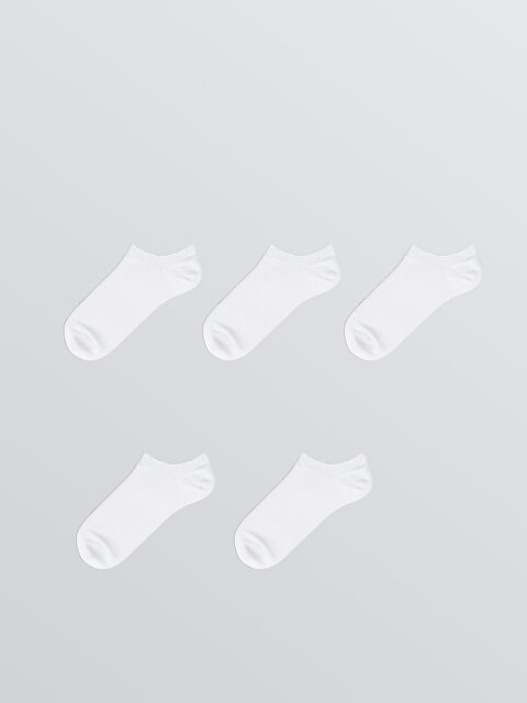 LCW DREAM Woman WHITE Trainer Socks - S60552Z8-FFB