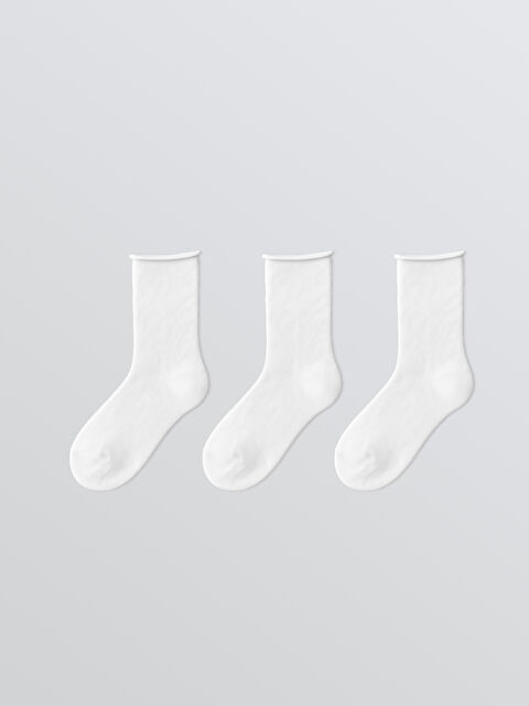 LCW DREAM Kadın Soket Çorap 3'lü - S60566Z8-FFB