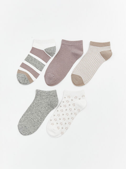 LCW DREAM Desenli Kadın Patik Çorap 5'li - S60617Z8-FDU