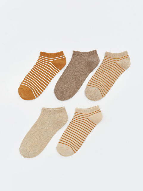 LCW DREAM Çizgili Kadın Patik Çorap 5'li - S60635Z8-GEM