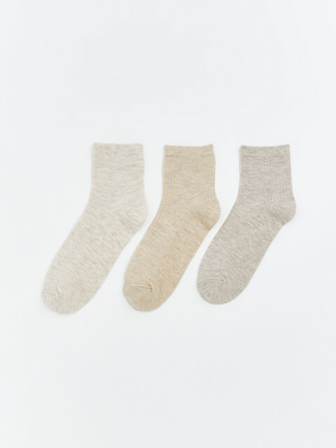 LCW DREAM Woman BEIGE Ankle Socks - S60671Z8-L8Q