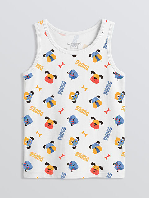 LCW Kids Baskılı Erkek Çocuk Atlet - S60711Z1-LU7