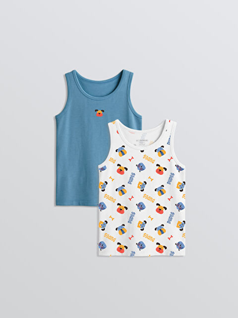 LCW Kids Erkek Çocuk İç Giyim Atlet 2'li - S60712Z1-LU7