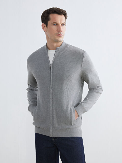 LCWAIKIKI Classic Polo Yaka Erkek Triko Hırka - S60743Z8-EEZ