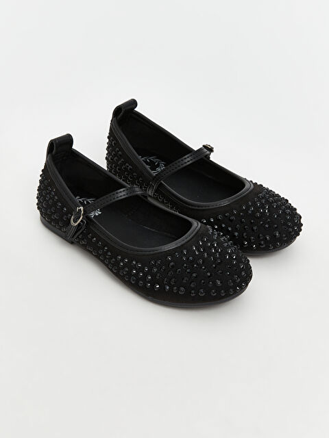 LCW STEPS Taşlı Kız Çocuk Babet - S60778Z4-RQL