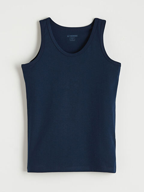 LCW Kids Bisiklet Yaka Erkek Çocuk Atlet - S60786Z4-JC7