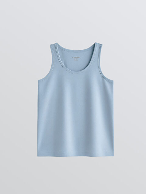 LCW Kids Bisiklet Yaka Erkek Çocuk Atlet - S60788Z4-QYA