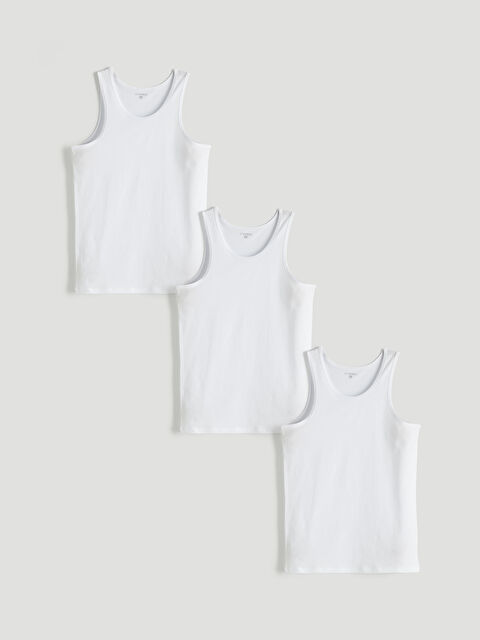 LC WAIKIKI U Yaka Erkek Atlet 3'lü - S60798Z8-VC4