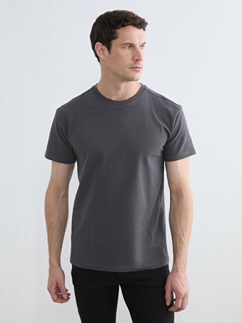 LC WAIKIKI Bisiklet Yaka Kısa Kollu Erkek Atlet - S60808Z8-HJU