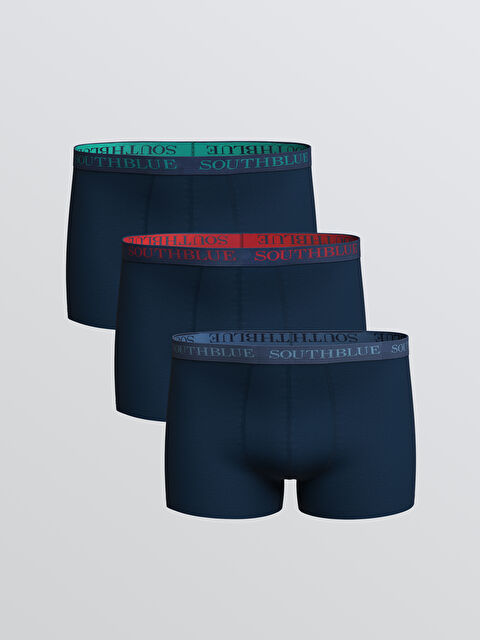 LC WAIKIKI Standart Kalıp Pamuklu Esnek Erkek Boxer 3'lü - S60836Z8-JC7