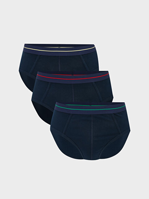 LC WAIKIKI Standart Kalıp Pamuklu Esnek Erkek Slip Boxer 3'lü - S60840Z8-DWP