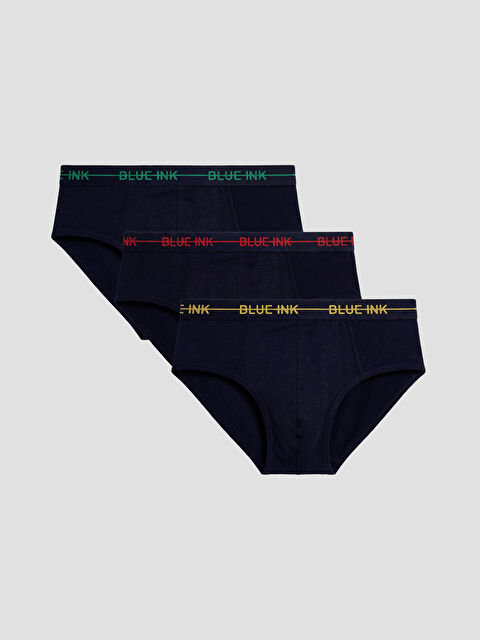 LC WAIKIKI Standart Kalıp Pamuklu Esnek Erkek Slip Boxer 3'lü