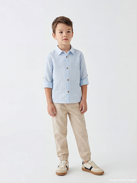 LCW Kids Beli Lastikli Erkek Çocuk Pantolon - S60867Z1-FKU