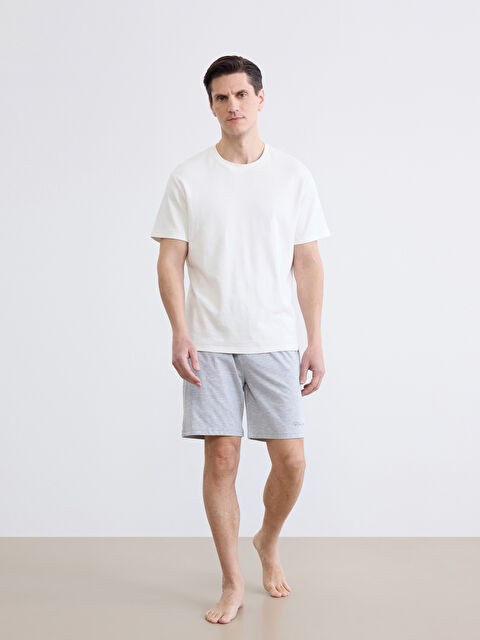 LC WAIKIKI Slim Fit Erkek Pijama Alt Şort - S60871Z8-DEK