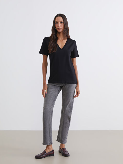 LCW Jeans Mom Fit Women's Jeans - S60898Z8-GRD