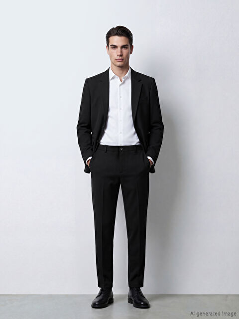 LCW BUSINESS Slim Fit Erkek Takım Elbise Pantolonu - S60904Z8-CVL