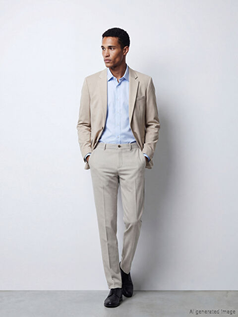 LCW BUSINESS Slim Fit Erkek Takım Elbise Pantolonu - S60904Z8-S2R