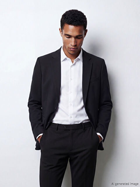 LCWAIKIKI Classic Dar Kalıp Erkek Takım Elbise Ceketi - S60905Z8-KN7