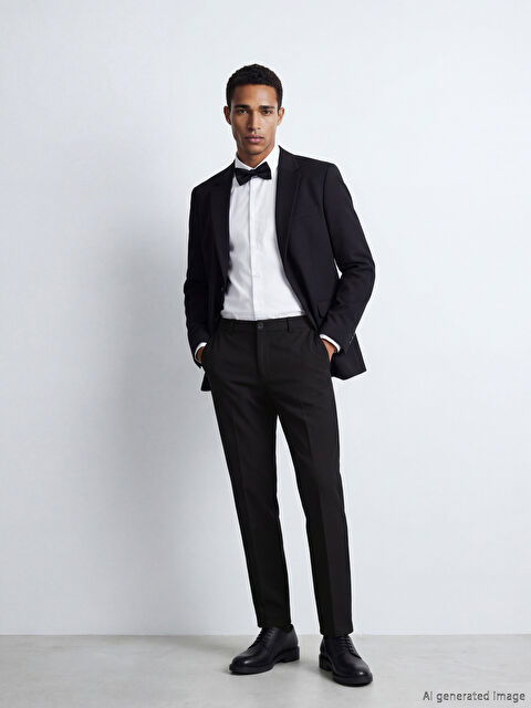 LCW BUSINESS Standart Kalıp Gabardin Erkek Takım Elbise Pantolonu - S60907Z8-RQL