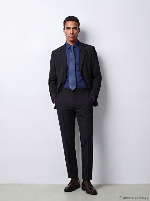 LCW BUSINESS Standart Kalıp Gabardin Erkek Takım Elbise Pantolonu - S60907Z8-VJ3