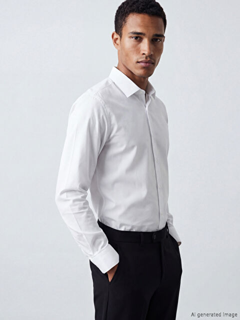 LCWAIKIKI Classic Мужчины Белый Рубашка - S60912Z8-Q6K